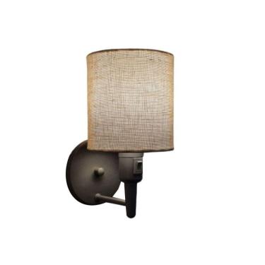 Imagem de Arandela Cilíndrica Md-2030 Cinza Com Liga E Desliga Cúpula Rustico Bege - Bivolt