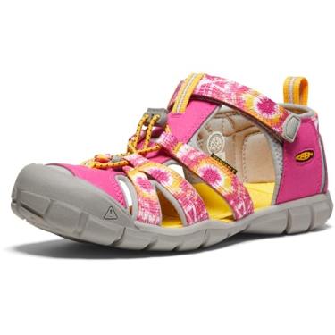 Imagem de KEEN Sandália infantil unissex Seacamp II CNX, Multi/Amarelo Keen, 6 Big Kid
