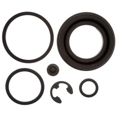 Imagem de ACDelco Kit profissional 18H4207 de freio a disco traseiro e kit de vedação com bota, vedações, anel de pressão e tampa
