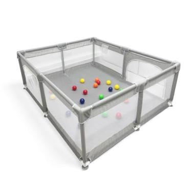 Imagem de Cercadinho Bebe Infantil com klit de 20 Bolinhas Coloridas