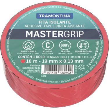 Imagem de Fita Isolante Classe C 0,13x19 mm Tramontina Vermelha 10 m