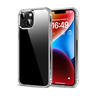 Imagem de Capa Capinha Clear Case Space X Rígida Anti Amarelamento Resistente Para iPhone (iPhone 14)