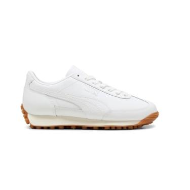 Imagem de PUMA Tênis infantil unissex Easy Rider (criança grande), Puma Branco/Marfim fosco, 17