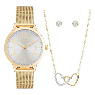 Imagem de Kit Condor Feminino Dia A Dia Dourado - CO2035NCK/K4K-Feminino