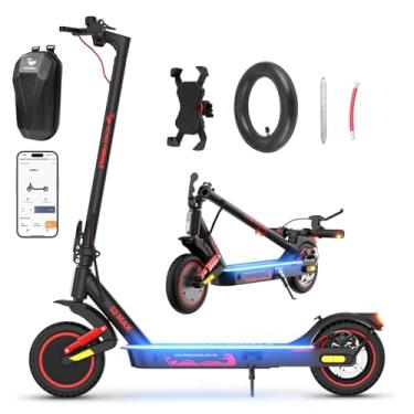 Imagem de HONEYWHALE S2 MAX Patinete Elétrico Adulto, 500W-32km/h-22km, Velocidade-Juvenil-Dobrável-Scooter-Eletrica-Autonomia, Scooter Elétrica com Suspensão Dianteira, Suporte para Celular, Bolsa (Preto)