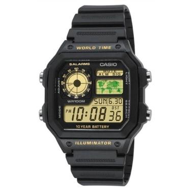 Imagem de Relógio Masculino Casio Digital Ae1200Wh-1Bvdf
