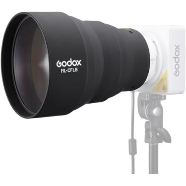 Imagem de Godox Acessório de fresnel de silicone dobrável ML-CFL5, modificador de luz ajustável para refletores de lente ML-L15 e ML-L36 da GODOX ML100BI ML100R, melhorando a intensidade e a cobertura do feixe