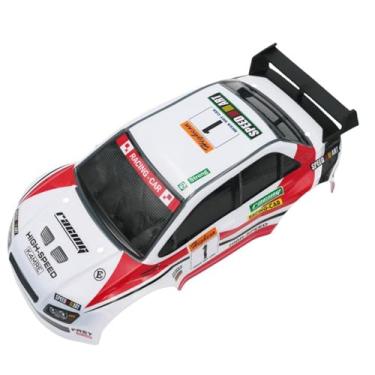 Imagem de YIJU 1:12 RC Drift Car Shell Body RC Vehicle Bodys Fácil de instalar DIY PVC Substituir peças de reposição Acessórios para SY1201 Mini Awd, Branco