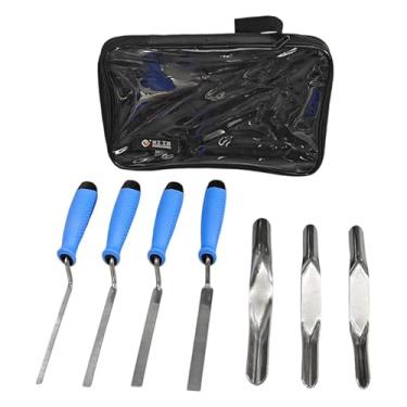 Imagem de Milageto 7x Tuck Pointer Ferramenta de Reparo de Ladrilhos Ferramenta Manual Ergonômica Profissional para Construção Ferramentas de Preenchimento de Rejunte Pa