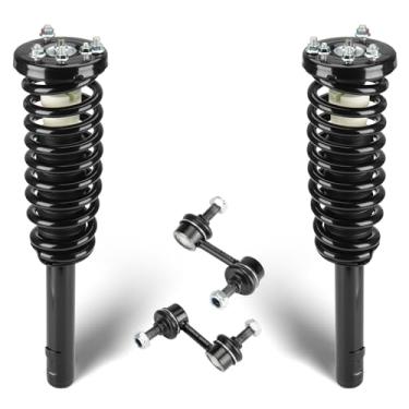 Imagem de Conjunto de amortecedores dianteiros e barras de oscilação compatíveis com Honda Accord 2003-2007, substitui 172123L 172123R K90660 (conjunto com 4)