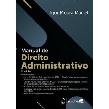 Imagem de Manual de Direito Administrativo - 02Ed/25 - SARAIVA JUR, Sortido