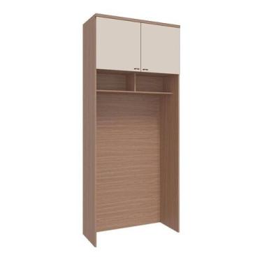 Imagem de Guarda Roupa Modulado Ponte 2 Portas 2450X1000mm Setiba Plus Rimo Carv