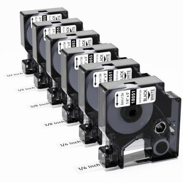Imagem de Fita de etiqueta termorretrátil Oozmas Rhino 5200 4200 6 mm 9 mm 12 mm