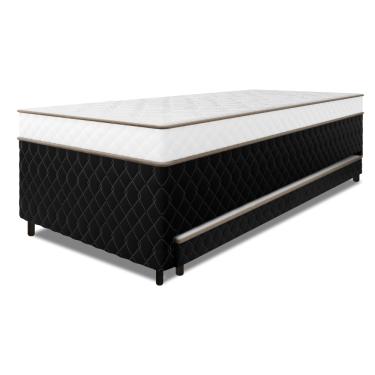 Imagem de Cama Bibox Solteiro Ortopédica com Cama Auxiliar Conjugada 88x188x51cm Dani