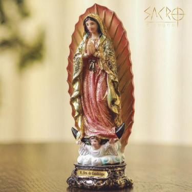 Imagem de Imagem Nossa Senhora de Guadalupe 20cm Resina Importada - Sacro