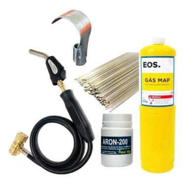 Imagem de Kit Maçarico Portatil Automático Com Mangueira 1,5mkit Solda - EOS
