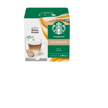 Imagem de CÁPSULA STARBUCKS LATTE MACCHIATO 100% ARÁBICA 107,5G 10 UNIDADES