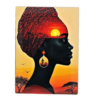 Imagem de Quadro Decorativo Mulher Africana Negra Africa parede decoração arte