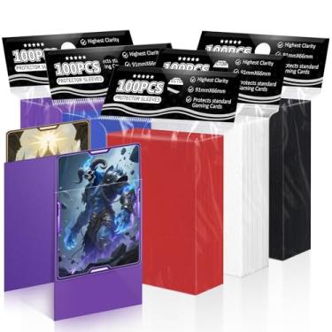 Imagem de Capas para cartas colecionáveis de 500 quilates capas para cartões TCG, protetor de cartão esportivo para photocard, capas de cartão Yugioh padrão aptas para MTG 66 * 91 mm