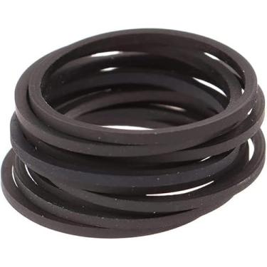 Imagem de Jowxsx 10 peças de substituição de cinto de borracha para drive de disco preto para acessórios Xbox 360, canetas de tinta gel, canetas esferográficas