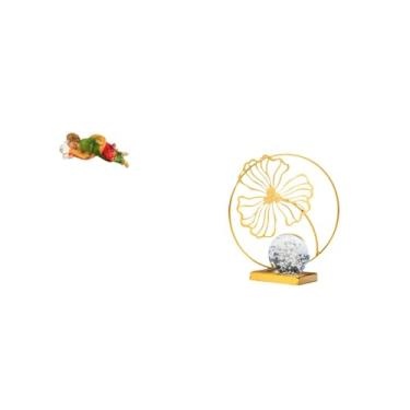 Imagem de Fenteer Estatueta de Ferro em Resina com Folha de Jesus José, Estátua Decorativa, Escultura para Mesa, Prateleira, Escritório, Carro, Estante, Lareira, Quarto