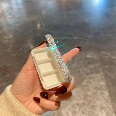 Imagem de Estojo para comprimidos, caixa organizadora de vitaminas, conveniente e fácil de usar, ideal para viagens