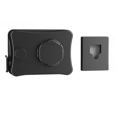 Imagem de Varal Retratil, Linha de Lavanderia de Aço Inoxidável Varal Retrátil Ajustável para Secagem de Roupas Internas E Externas(preto)