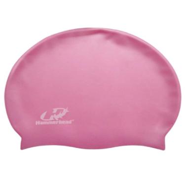 Imagem de Touca Natação Hammerhead Silicone Lisa - Rosa