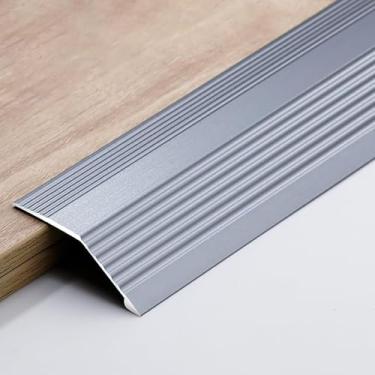 Imagem de Perfil 90cm Do Ajuste De Altura - Tira Da Transição Da Extremidade Da Liga De Alumínio De 3 Partes, Tira Anodizada Da Tampa Do Assoalho Para A Altura De 3-40mm Que Nivela, Grau, Breite: 55 mm