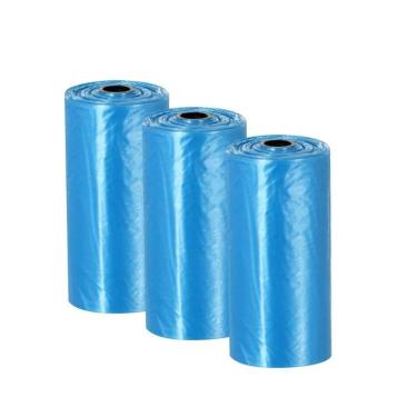 Imagem de Kit 3 Rolos De Saquinhos Refil Higiênico Cata Caca Coco Pets Cachorro Câes Dog Gatos