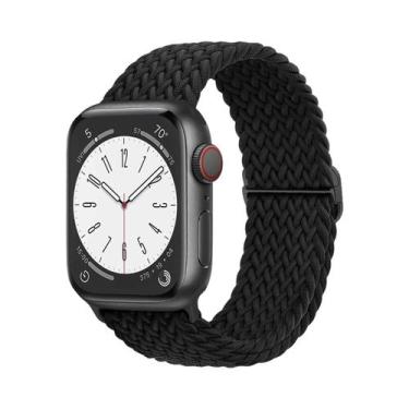 Imagem de Pulseira De Elástico Trançado Solo Loop Para Apple Watch De 45mm 44mm 