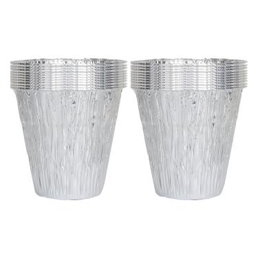 Imagem de soldbbq Pacote com 20 forros de alumínio descartáveis para Traeger Timberline XL Pellet, para Pit-Boss, para Camp Chef, para Oklahoma Joe's, balde de graxa e forros de bandeja coletora, serve para