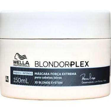Imagem de Máscara Wella Blondorplex Cabelos enfraquecidos Força Extrema Desclori