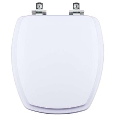 Imagem de Assento Sanitário Soft Close Perola Branco Para Vaso Pettra