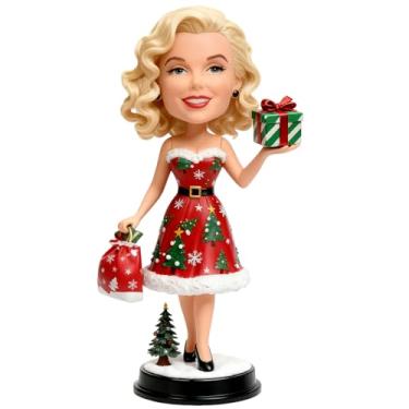 Imagem de Boneco personalizado que balança a cabeça, patinadora, patinadora no gelo, personalizado, figura de patinadora no gelo, aniversário ou evento especial, aniversário, dia das mulheres, lembrança do dia