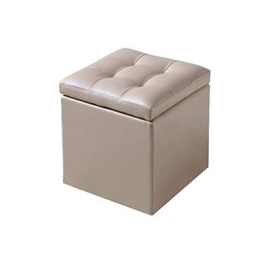 Imagem de SENNIAN Espreguiçadeira tubular acolchoada de couro PU, banco de sofá para quarto, sala de estar, multicor, opcional, couro