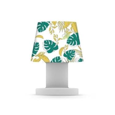 Imagem de Luminária Abajur de Mesa Pequena Costela de Adão Bivolt com Capa Removível – Luz Suave Decorativa