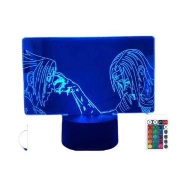 Imagem de Luz Noturna 3D LED Naruto Uzumaki Akatsuki Kakashi Itachi, Lâmpada Par