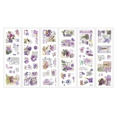 Imagem de Adesivos para álbuns, adesivos para agendamento, scrapbook, para scrapbooking, artística, diário, acessórios