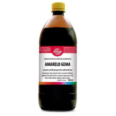 Imagem de Corante Líquido Amarelo Gema 960ml Arcolor Alimentício