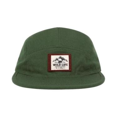 Imagem de Boné Snapback Unissex Ajustável WILD LIFE De Algodão Com 5 Painéis, Es
