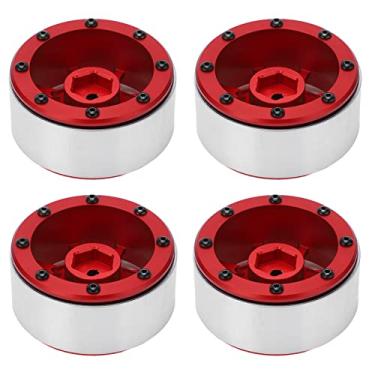 Imagem de Ainoli 4pcs RC Jantes de roda em liga de alumínio 1/10 RC cubo de roda de carro para D90 para TRX4 para SCX10