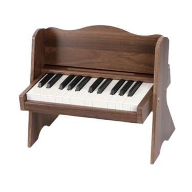 Imagem de JunZheHub Teclado Infantil, Teclado Eletrônico para Meninos E Meninas, Presente de Aniversário, Brinquedo Educativo Infantil, Mini Teclado de Madeira, Cor de Madeira Profunda