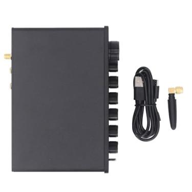 Imagem de Ymiko Equalizador de áudio 5.0 Com Ajuste de Som de 5 Bandas e Medidor VU Vintage, Pré-amplificador EQ de Liga de Alumínio para Aprimoramento de Música Hi Fi