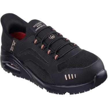 Imagem de Skechers Tênis industrial feminino Uno Sr-Alaini Carbon Nano Comp Toe, Preto, 40
