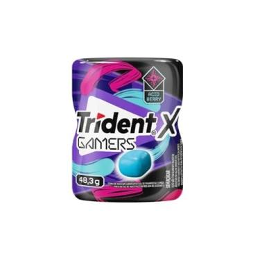 Imagem de Chiclete Trident X-Gamers Acid Berry sem açúcar 48,3g
