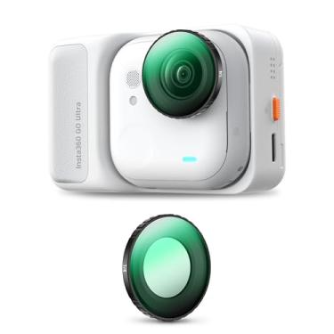 Imagem de Walking Way Filtro preto difusão 1/4 compatível com acessório Insta360 Go Ultra, efeito cinematográfico Creative Dreamy Mist, parafuso na lente da câmera, moldura ultrafina e vidro óptico HD