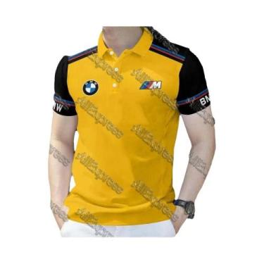 Imagem de Camisa Polo Unissex BMW Motorsport Locomotive De Manga Curta Com Gola 