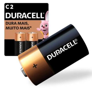 Imagem de Pilha Alcalina Duracell Média C 2 unidades Duracell