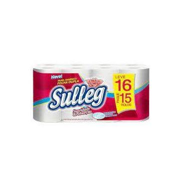 Imagem de Papel Higiênico 30m Sulleg Folha Dupla 16 Rolos